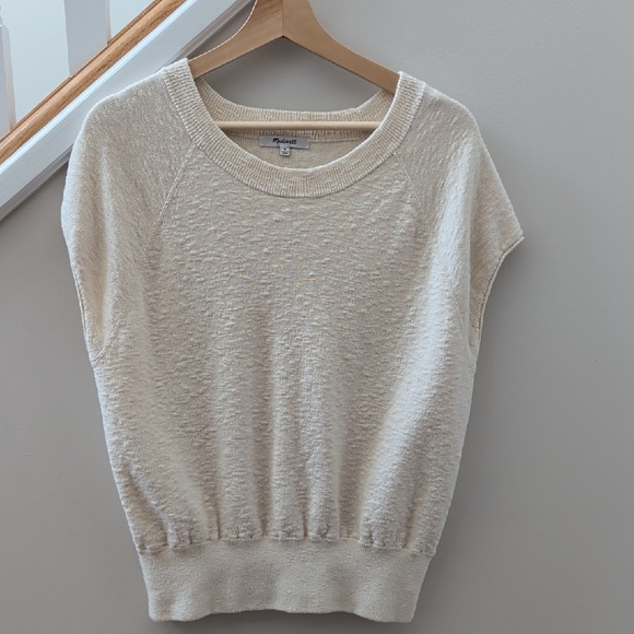 Madewell Sweaters - Madewell Cream Knit Top